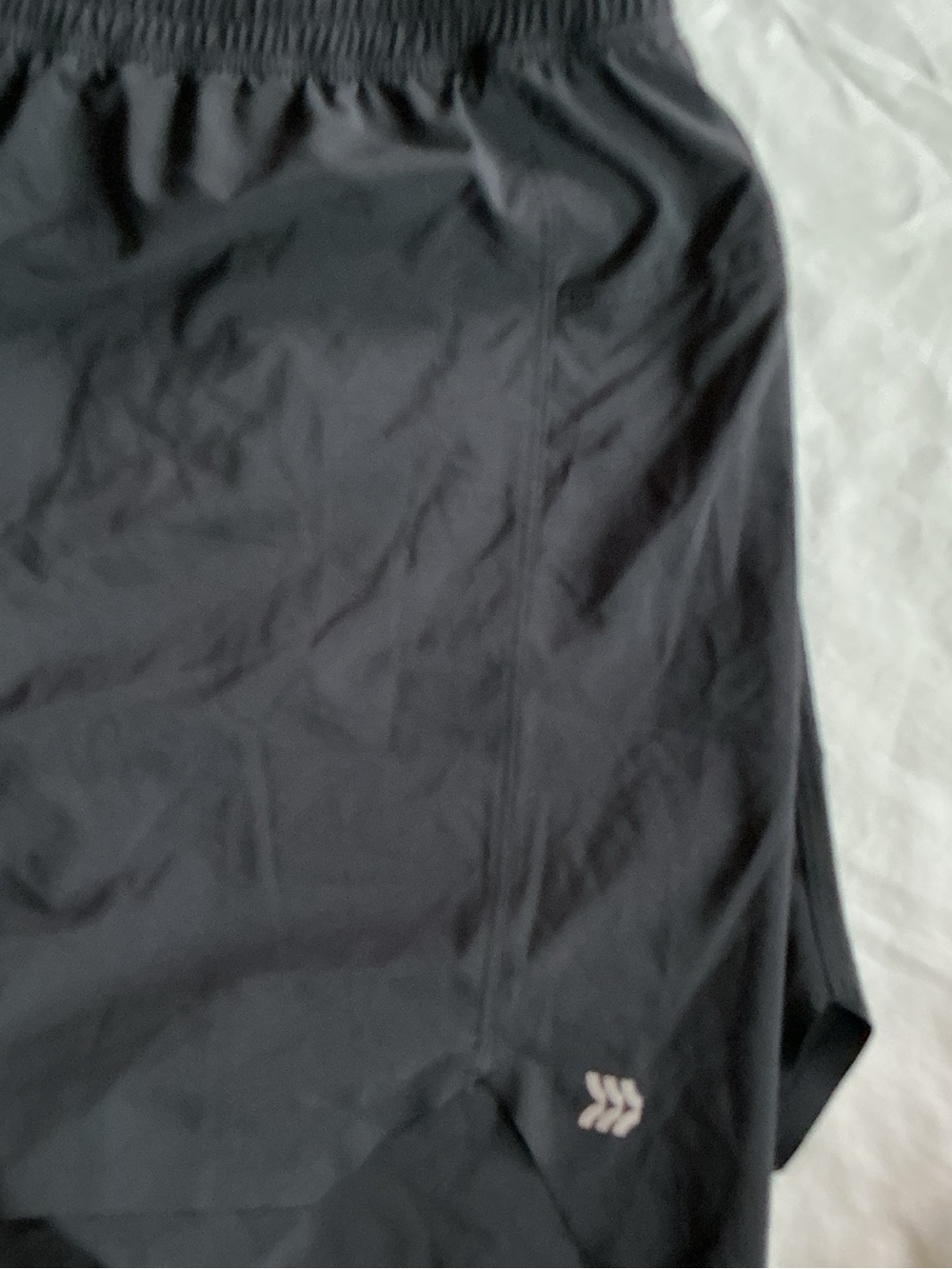 all in motion Black Men's Athletic Shirt with Reflective Logo